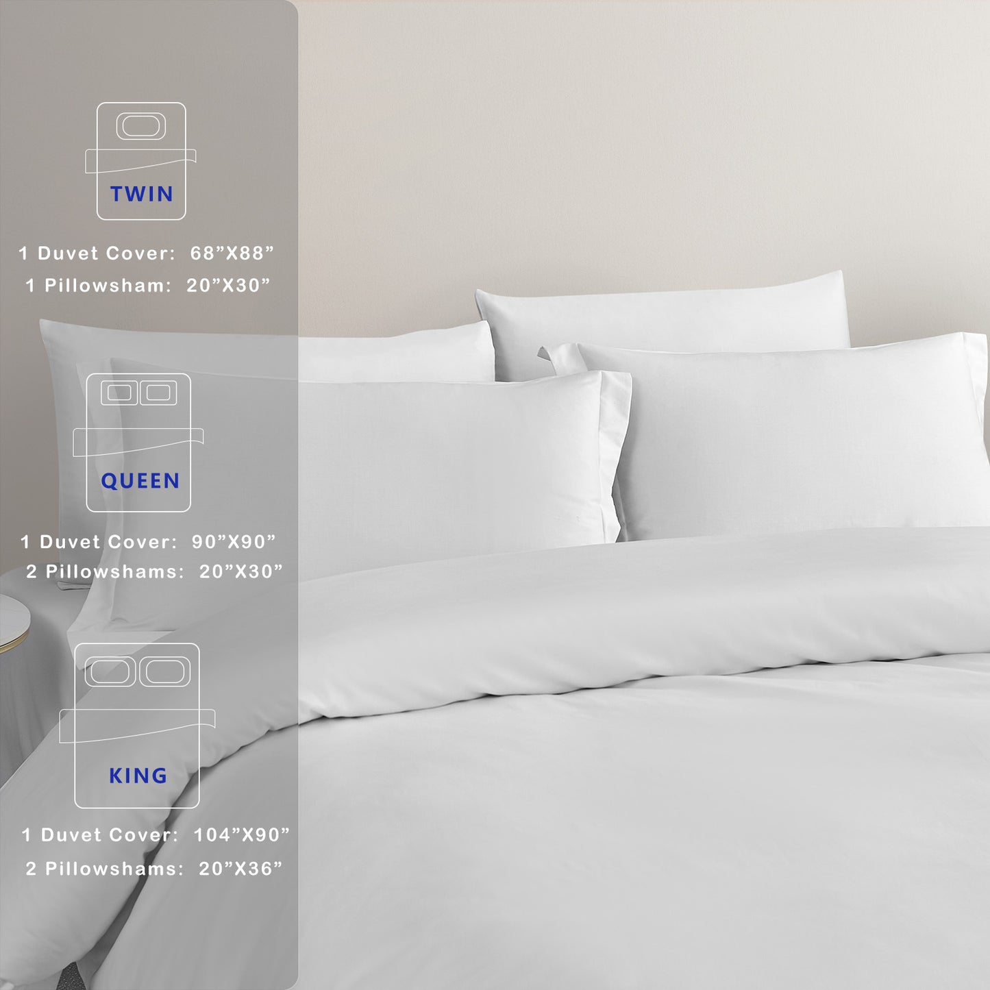 ACCURATEX Cotton Duvet Cover Set