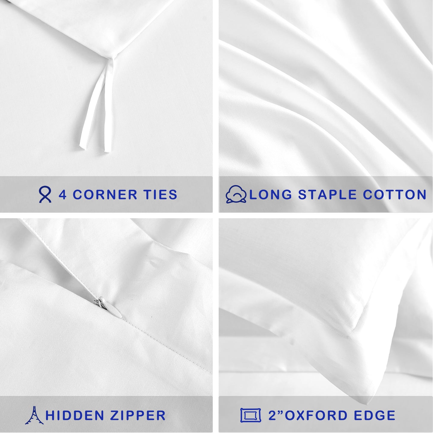 ACCURATEX Cotton Duvet Cover Set